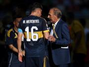 Hubo una larga charla entre Russo y Merentiel y el DT también le bajó línea al resto del plantel: qué pasó en la vuelta al trabajo de Boca