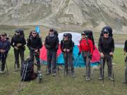 Soldados argentinos listos para iniciar el ascenso al Himalaya: ya armaron el campamento base a 4.515 metros sobre el nivel del mar
