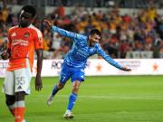 Ángel Correa brilló con un doblete en Tigres y fue la gran figura en la goleada ante Houston Dynamo por la Leagues Cup