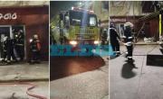 Principio de incendio y tensión en una parrilla de La Plata 