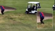 Aseguran que Donald Trump hizo trampa en un partido de golf