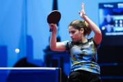 Manu Pereyra se midió con las mejores jugadoras en el Circuito Mundial de tenis de mesa