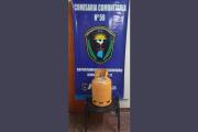 Recuperan un cilindro de gas robado tras una investigación en el barrio Belén