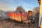 Un incendio destruyó una vivienda en Guampacha: de milagro se salvaron todos