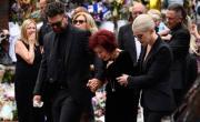 El último adiós a Ozzy Osboourne y el desgarrador llanto de su mujer Sharon y sus hijos