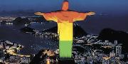 El Cristo Redentor de Brasil se ilumina con la tricolor de Bolivia