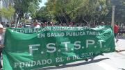 Trabajadores en salud cumplen paro de 72 horas movilizado