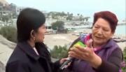 VIDEO. Insólita reacción en Perú: una abuela llevó a su nieto a ver el tsunami por primera vez