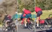 Una ciclista herida y sospechas por el accidente
