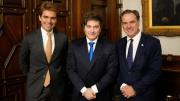 Javier Milei se reunió con el fundador de UALÁ y con el historiador británico que más lo elogia