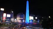 Obelisco azul por el Día de Lucha contra la Trata: 175 víctimas en el primer semestre de 2025