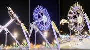 Video: se partió un juego de un parque de diversiones en Arabia Saudita y dejó 23 heridos