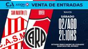 San Martín activó la reserva de entradas para el duelo con River: prioridad por antigüedad y demoras en el sistema