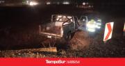 Padre e hija heridos tras volcar