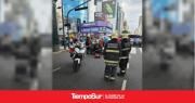 Un hombre y una mujer se tiraron desde un puente ferroviario