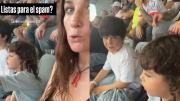 Juana Repetto llevó a sus hijos a ver a Lionel Messi y Rodrigo De Paul en Inter Miami