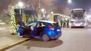 Choque en el Parque Central: hay un único herido grave y el conductor fue dado de alta, con una causa