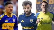 Rojo, Lema y Saracchi entrenan solos pero no ceden terreno en Boca