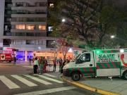 Incendio en Monserrat: evacuaron un edificio de once pisos y cuatro personas fueron hospitalizadas