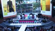 Modelos, reciclaje y arte en vivo: el desfile Class-715 mostró la moda desde un concepto sustentable