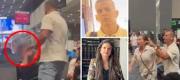 (VIDEO) Colombia: Un hombre golpea violentamente a una mujer porque no le quiso dar la silla en aeropuerto El Dorado