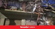 Agronomía: cinco heridos por una explosión en un edificio