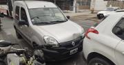 Frenó de golpe y provocó un choque múltiple en Santa Lucía