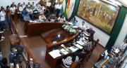 Sesión del Concejo termina suspendida por incidentes