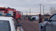 Mapa: dónde fue el fatal choque sobre la Ruta 7, en El Chañar, en el que murieron dos estatales de Neuquén