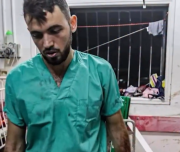 Los médicos de Gaza también sufren de hambre, sólo toman agua con sal o azúcar para aguantar