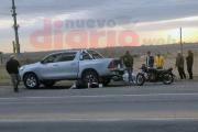 Llevaba moto robada en la caja de la camioneta y dijo que la compró de buena fe