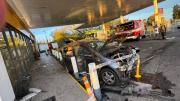Impactante accidente en San Fernando: una mujer murió atropellada en una estación de servicio
