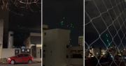 Video: aparecieron extrañas luces verdes en el cielo de La Plata y nadie sabe por qué