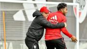 El particular mensaje de Borja en la previa al partido entre River y San Martín de Tucumán