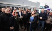 Kicillof en Junín, entre críticas a la Rosada y el enojo del intendente