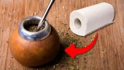 Coloca una servilleta de papel en el mate: el secreto de cebador experto
