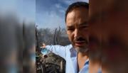 Durand pidió a los vecinos no encender fogatas y apuntó contra empresas que arrojan basura en cualquier lado