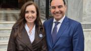 En plena tensión con la Casa Rosada, Victoria Villarruel viajó a reunirse con Gustavo Valdés