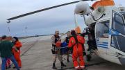 Prefectura evacuó de un buque a un tripulante enfermo