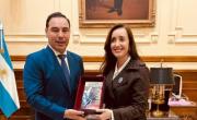 Villarruel se vuelve a mostrar con un gobernador, en plena ruptura con Milei