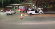 Impactante choque en plena Circunvalación: una menor terminó en el Hospital Rawson