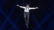 Alberto Cormillot cumplió un sueño y debutó en el circo a los 86 años