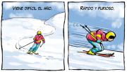 Rápido y furioso, la tira de invierno, de Chelo Candia en el Voy