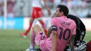 Se lesionó Leo Messi