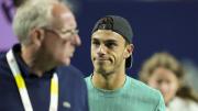 Gran preocupación: Francisco Cerúndolo se lesionó y abandonó ante Zverev en el Masters 1000 de Toronto