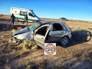 Impactante vuelco en la Autovía Norte de Neuquén: derivaron a una persona herida a Plottier