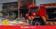Mal funcionamiento de una estufa provocó un incendio