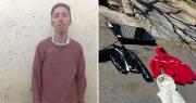 Lo vieron correr con un televisor bajo el brazo y terminó detenido