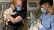 La historia de Giovanni, un bebé de tres meses que está grave en Córdoba: su familia denuncia que fue afectado por fentanilo contaminado