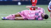 La lesión de Lionel Messi en el Inter Miami